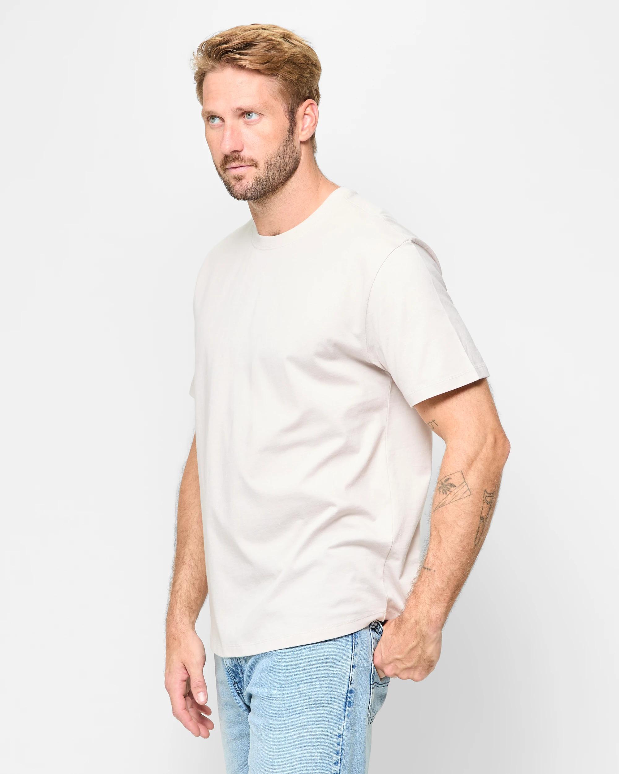 3 Target Australian Cotton T-Shirt LIGHT GREY, 3 of 5