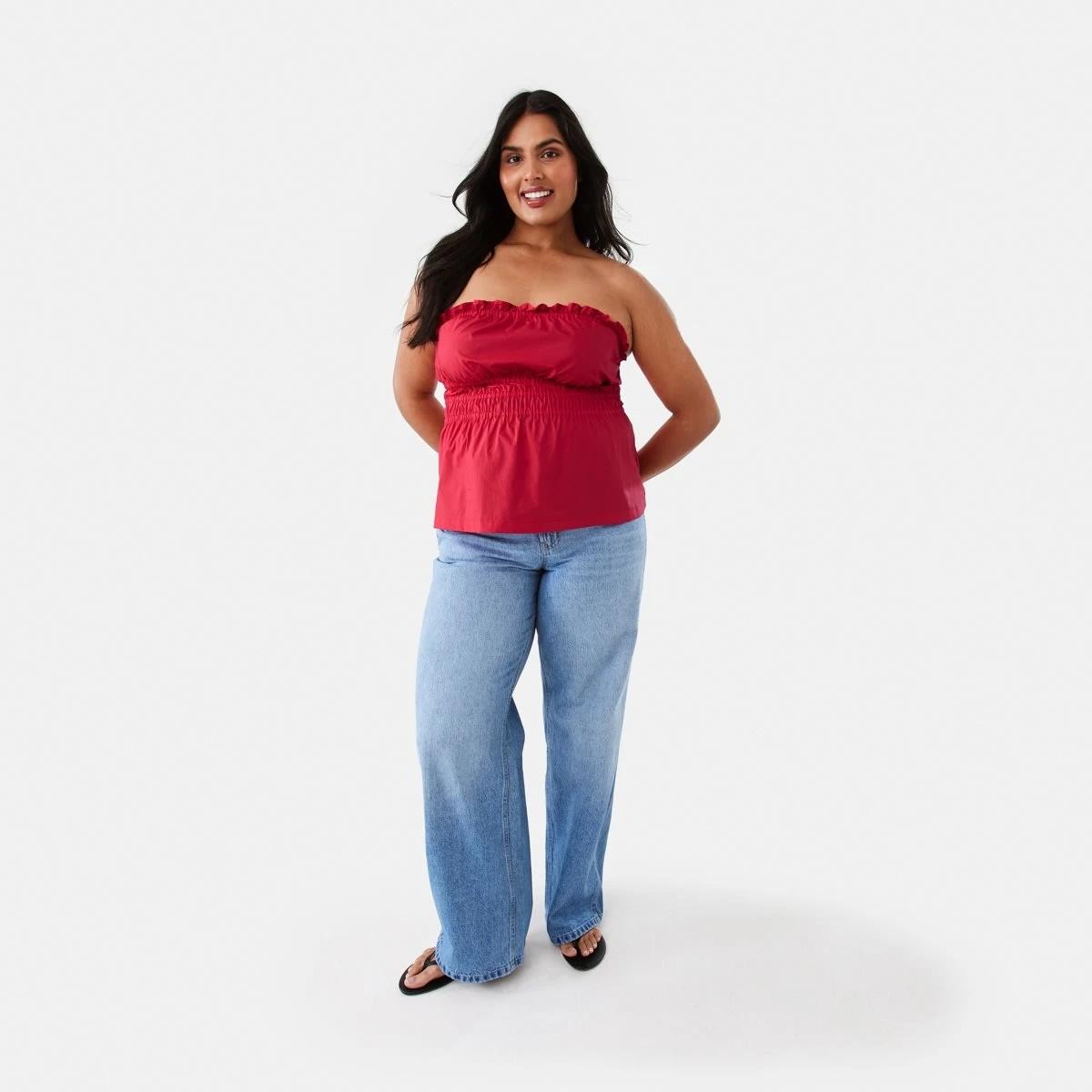 4 Straight Leg Stud Jeans Mid Wash, 4 of 9