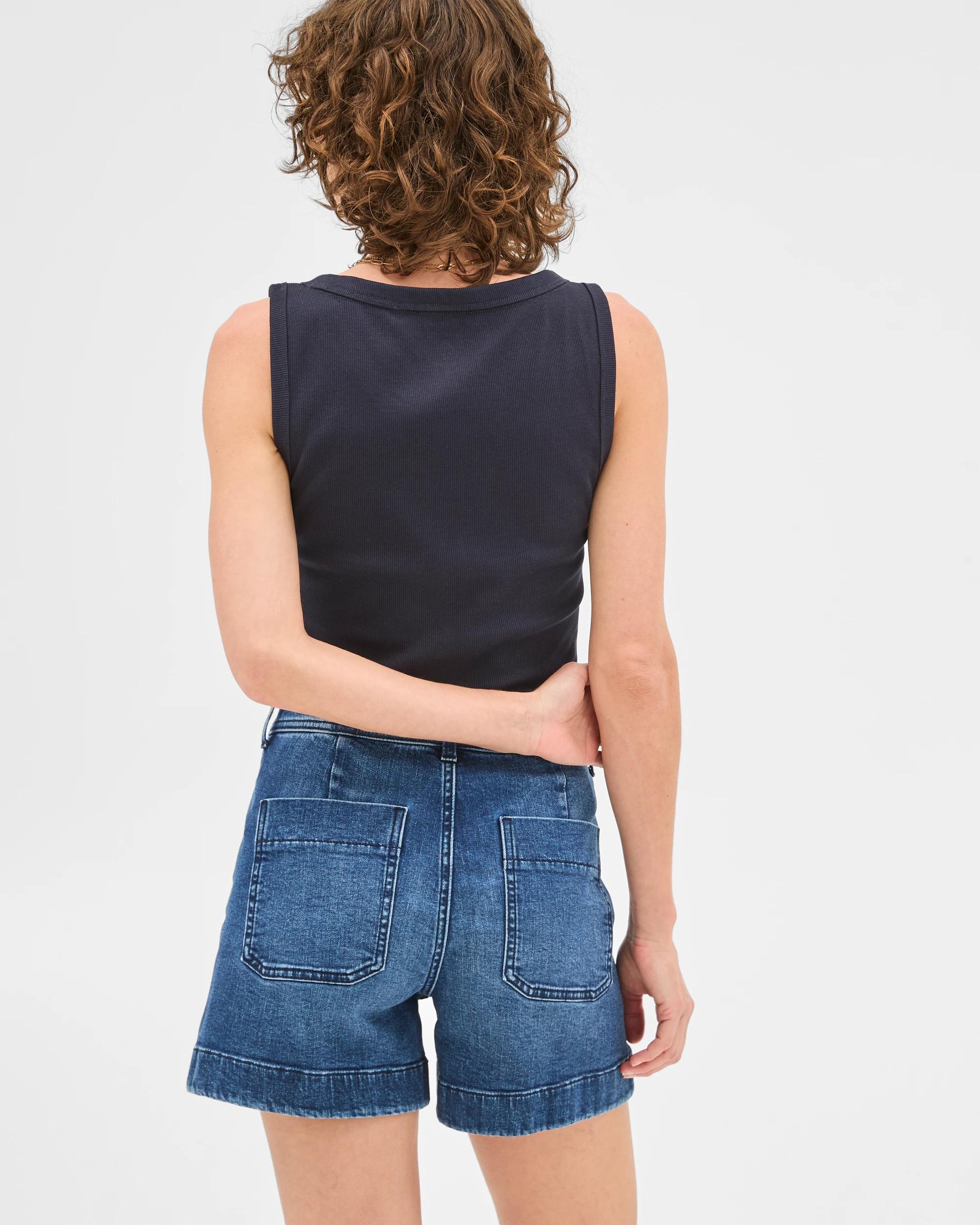 6 Target Denim Shorts - Mila 70'S INDIGO, 6 of 7