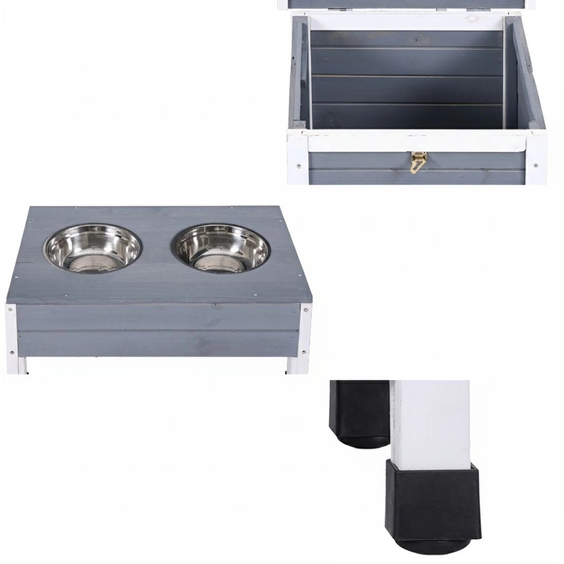 5 i.Pet Dog Kennel House Large en Outdoor Pet Kennels Indoor Puppy Cabin - Multi, 5 of 5