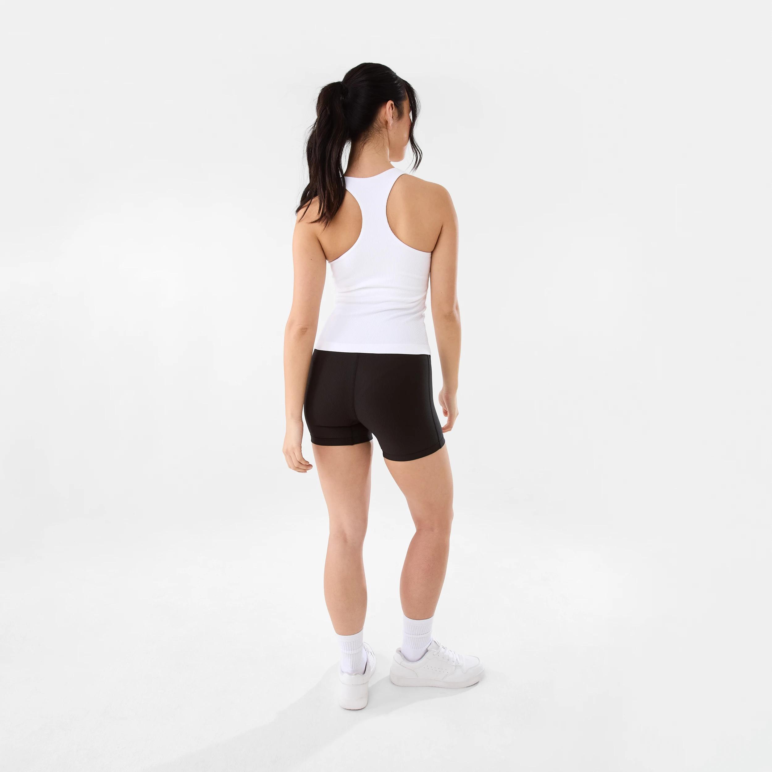 4 Active Womens Seamfree Shelf Tank WHITE, 4 of 8