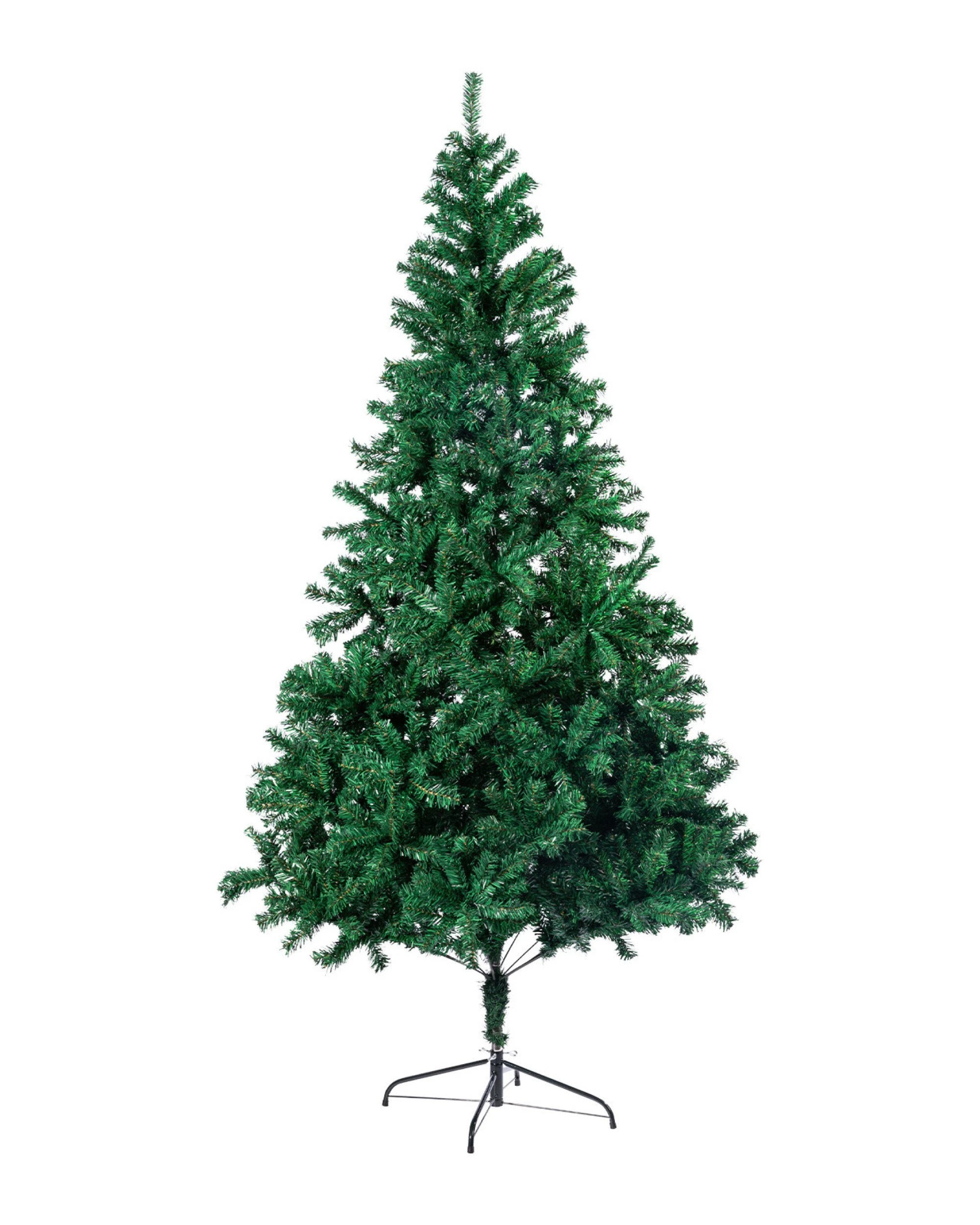 1 Christabelle Green Artificial Christmas Tree 2.4m - 1500 Tips, 1 of 10