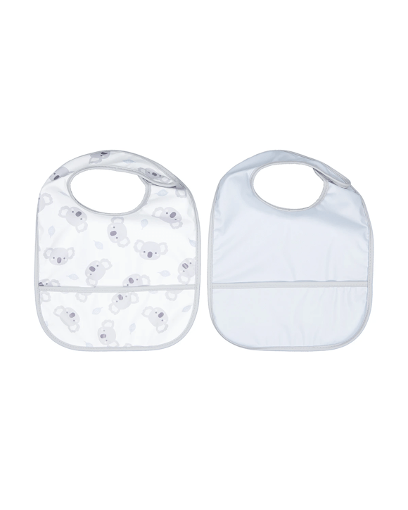 2 Pack Food Catching Bibs - Koala