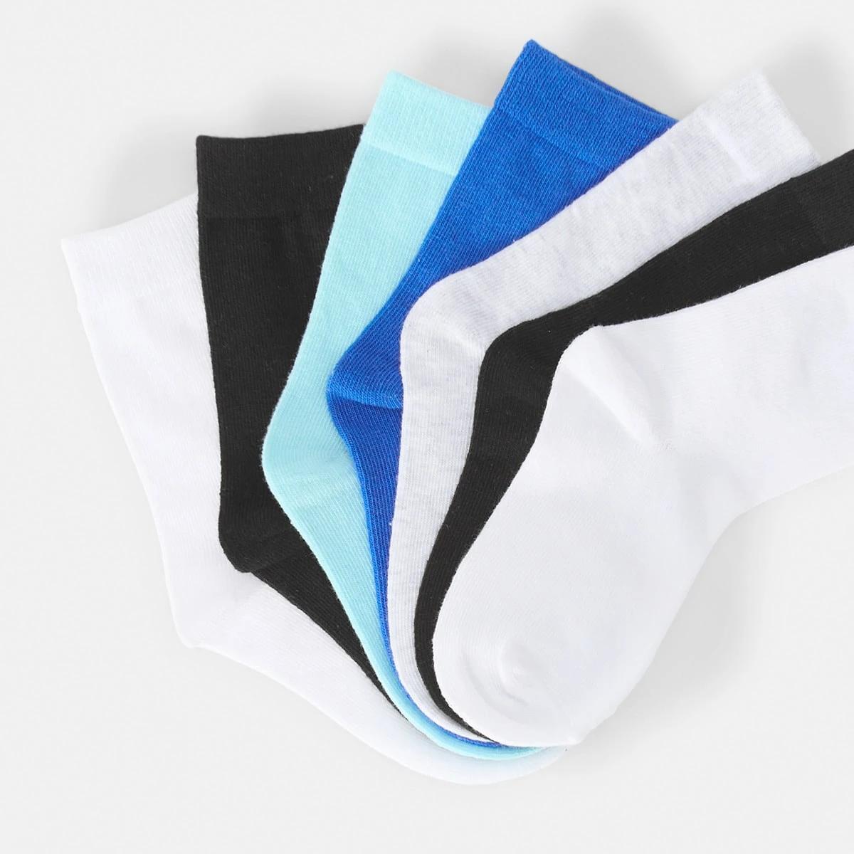 2 7 Pack Crew Socks BLUES, 2 of 3