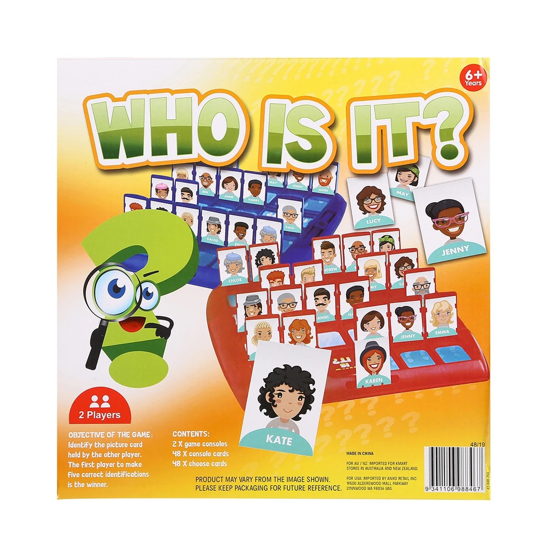 5 Who Is It? Game, 5 of 5