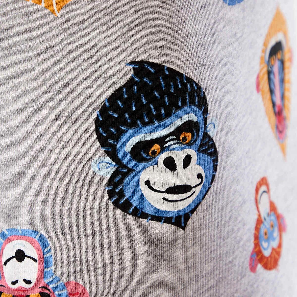 8 3 Pack Fly Front Print Trunks Ape Faces, 8 of 8