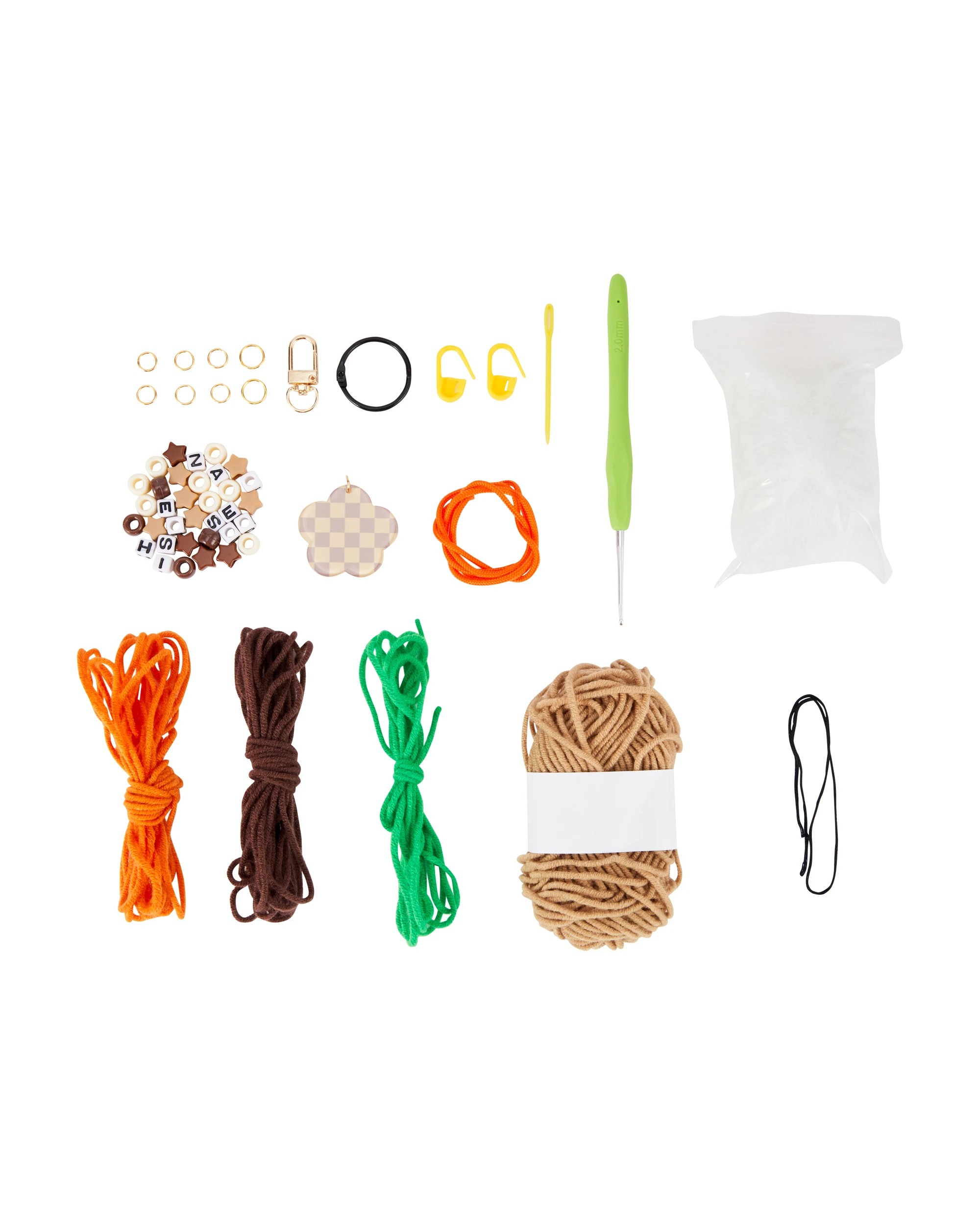 2 DIY Crochet Keyring Kit - Capybara, 2 of 3