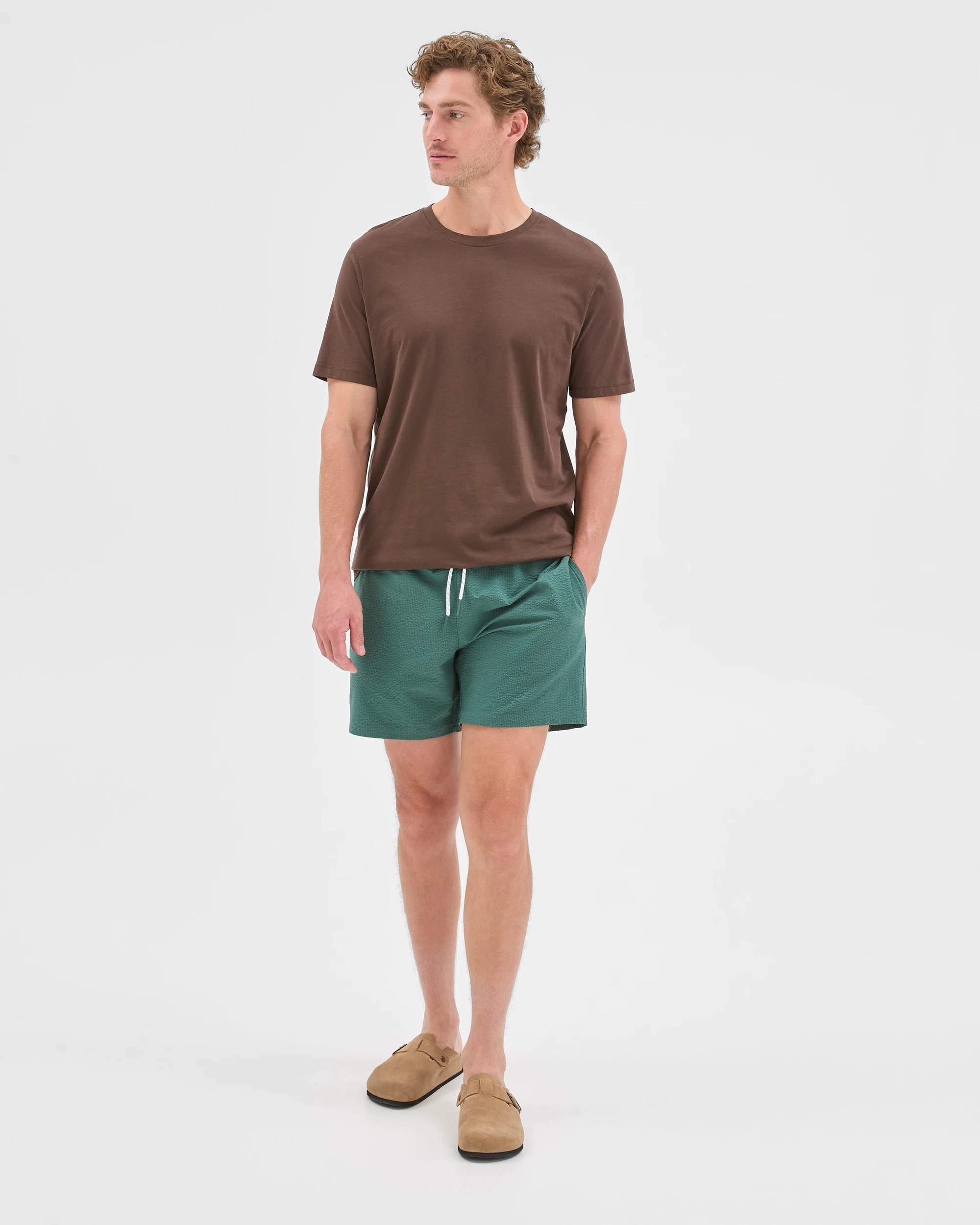 2 Target Man Seersucker Swim Volley Shorts BISTRO GREEN, 2 of 5