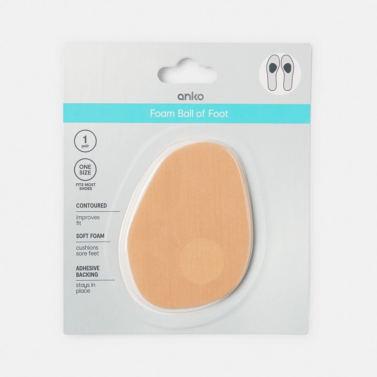 3 Ball-of-Foot Foam Cushions, 3 of 3