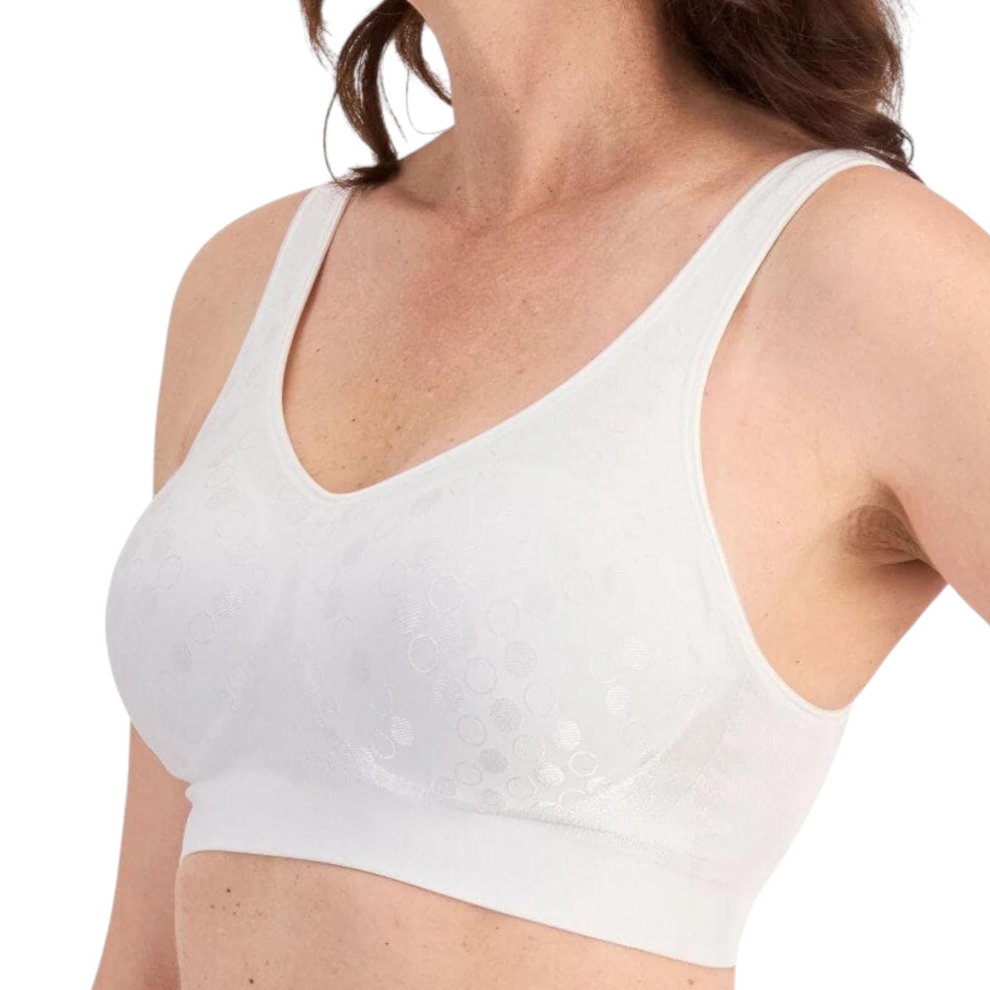 4 Playtex 2 Pack Comfort Revolution Wirefree Bra BLUSH/WHITE, 4 of 8