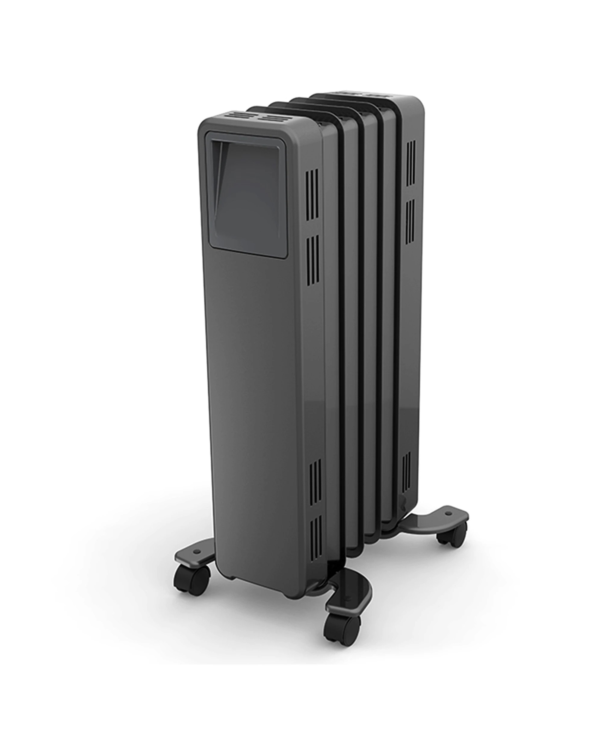 3 Dimplex Radiator Oilless Heater Portable Space Heater 2 Heat Settings 5 Fins - Black, 3 of 4