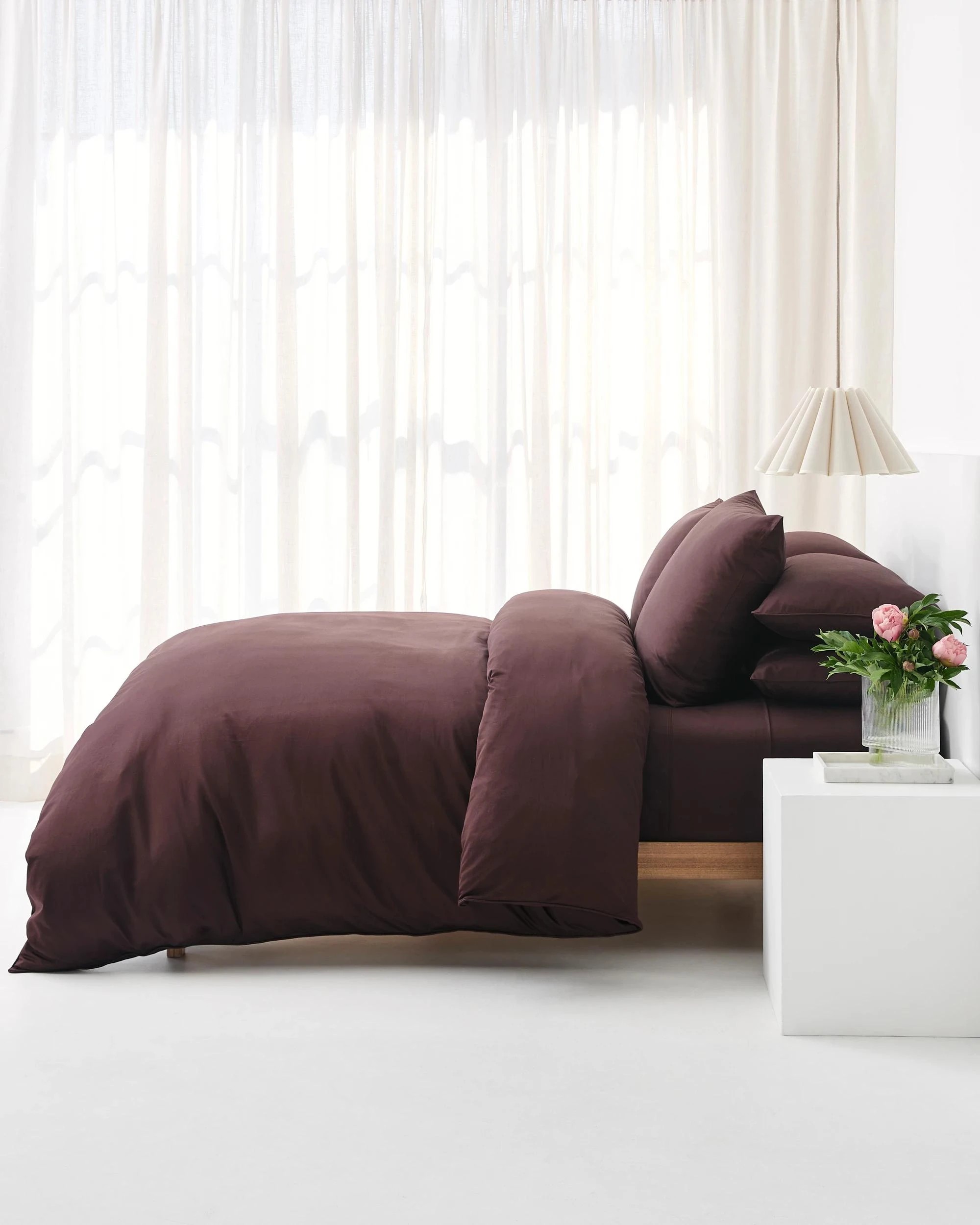 2 Target Luxury Egyptian Cotton Quilt Cover Set - Queen Bed - Brown, 2 of 10