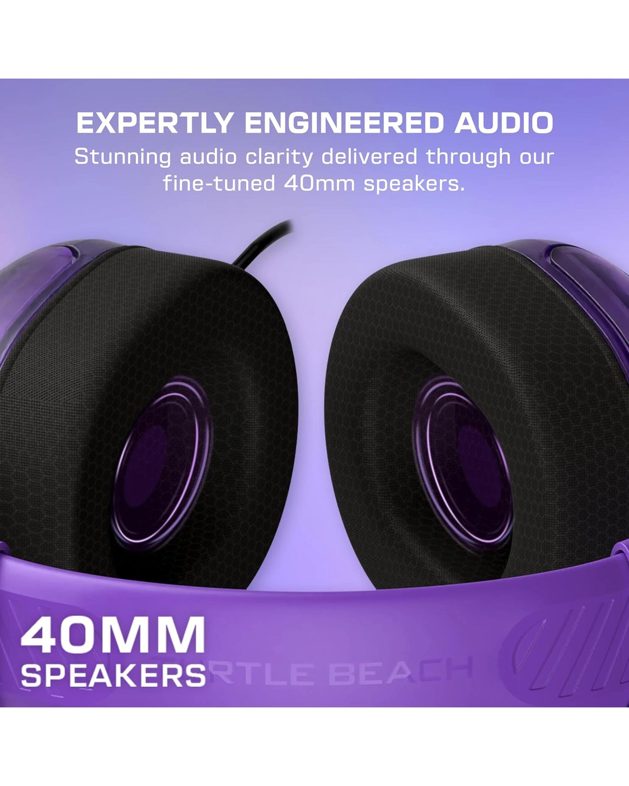 6 Turtle Beach Airlite Fit Wired Gaming Headset for Nintendo Switch - Ghost Purple - Purple, 6 of 10