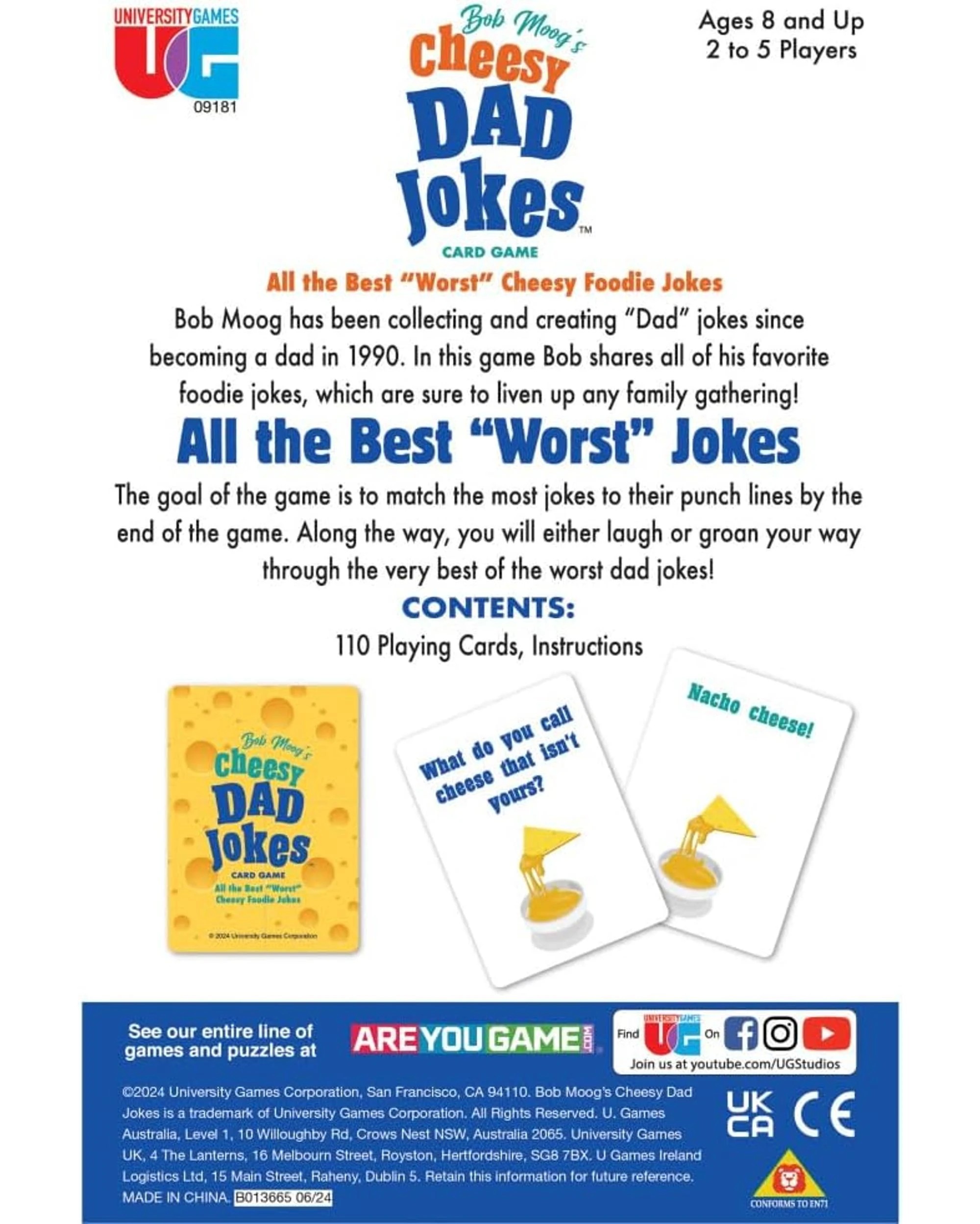 4 Bob Moog's Cheesy Dad Jokes Card Game, 4 of 4