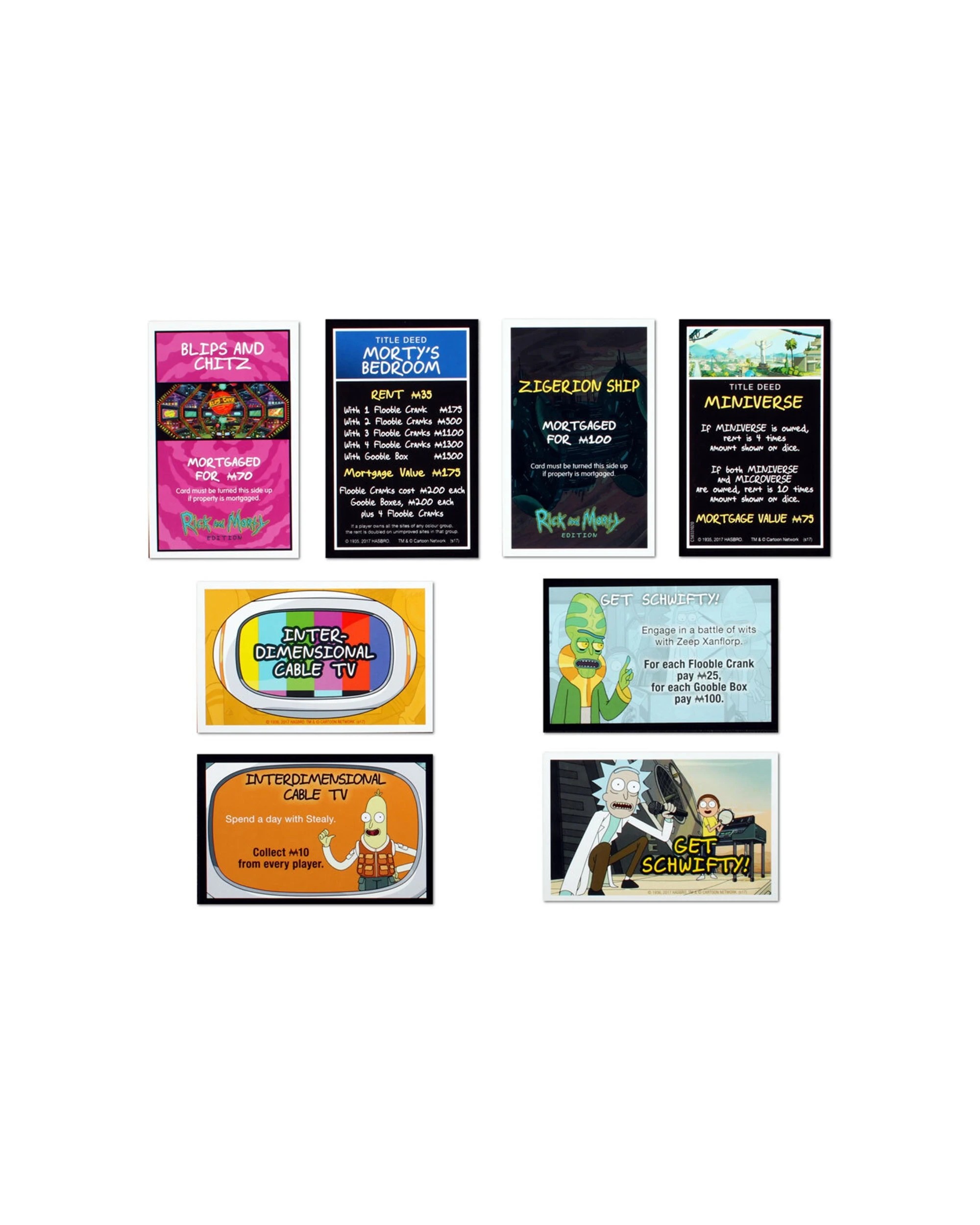 6 Monopoly Rick and Morty Edition Tabletop Themed Board Game 1 - Multi, 6 of 8