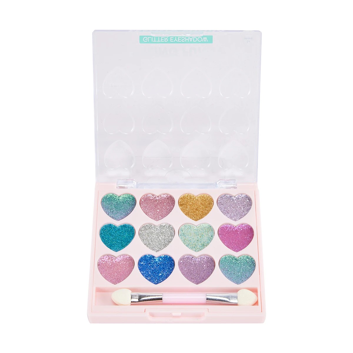 2 OXX Junior 12 Shades Glitter Eyeshadow Palette - Feeling Funky, 2 of 7