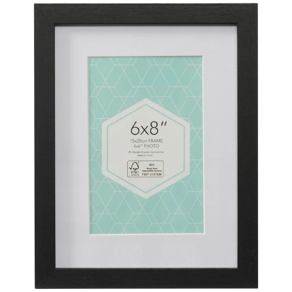 1 FSC Mix Promenade 6x8" Frame Black, 1 of 5