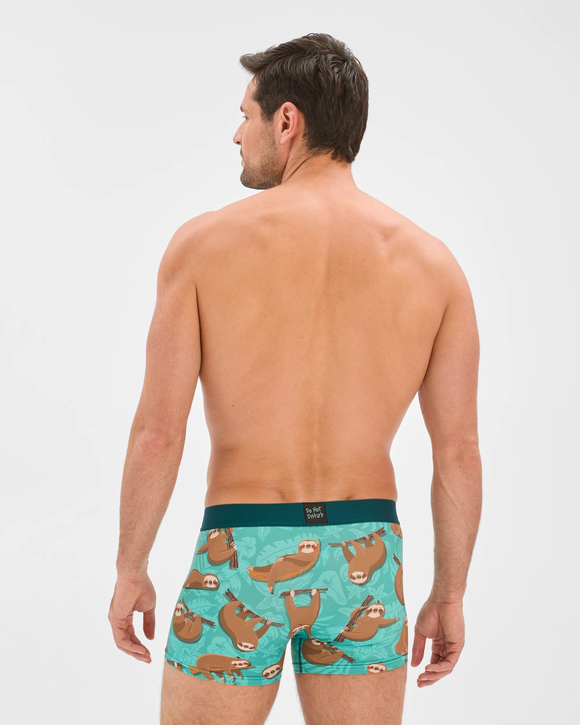 3 Swag Sloth Trunks SLOTH TEAL, 3 of 4