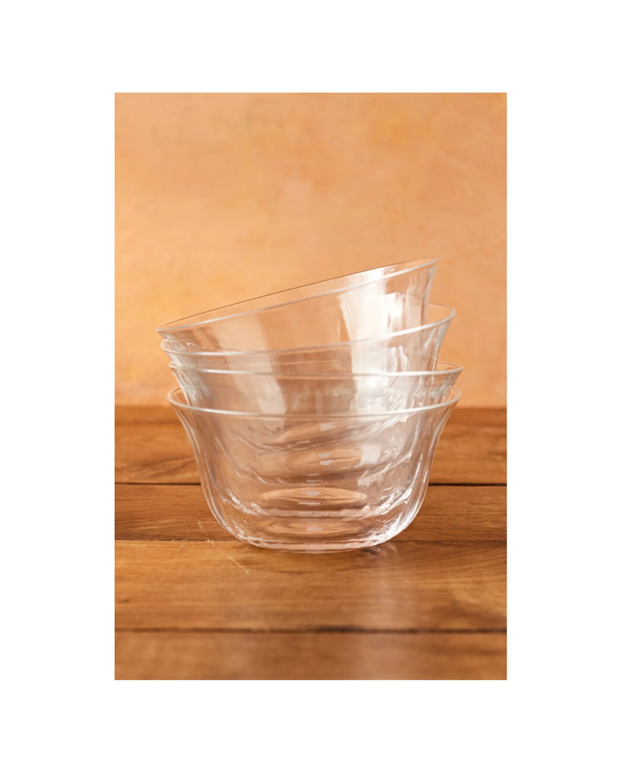 8 Jamie Oliver 8pc Big Love Dreamy Fluted-Glass Dessert Dishes 14cm Glass Bowl - Clear, 8 of 8