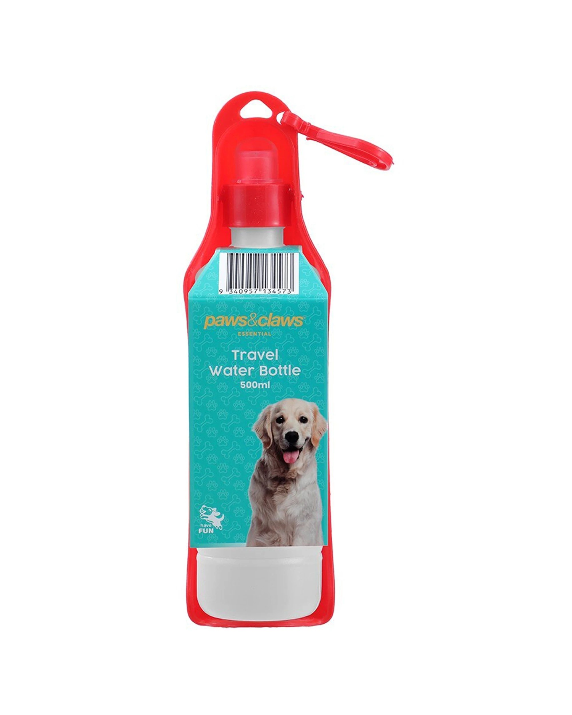 9 Paws And Claws 6pk Pet Dog Cat Travel Water Bottle 500ml - Multi, 9 of 9