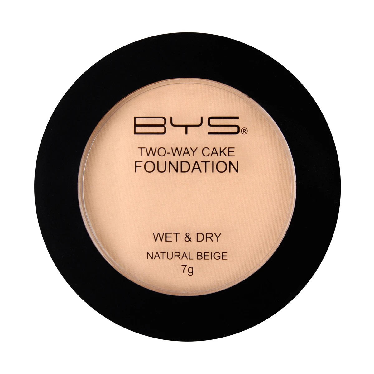 1 BYS Two-Way Cake Foundation - 7g, Natural Beige