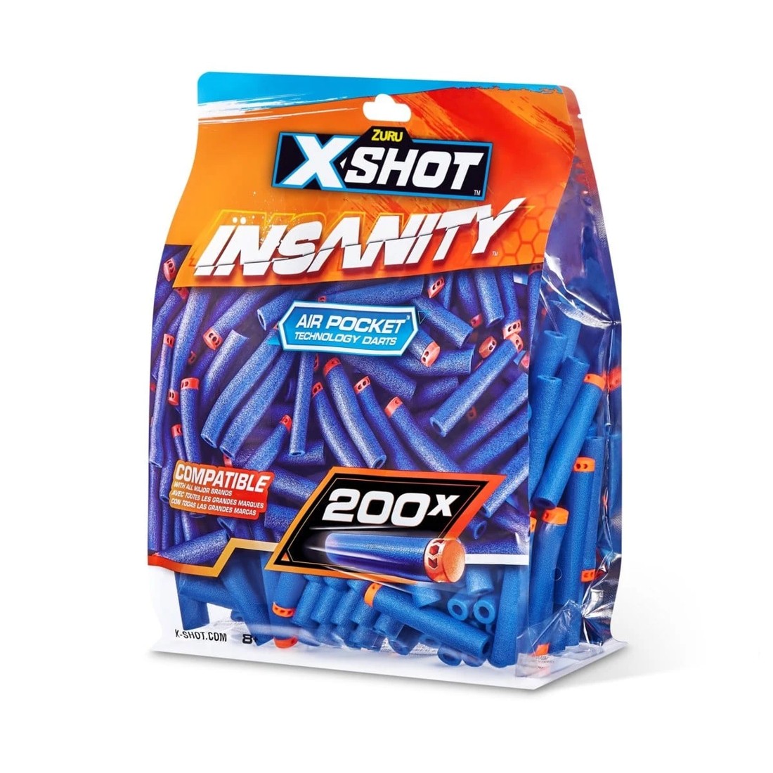 4 200 Piece Zuru X-Shot Insanity Darts Refill Pack, 4 of 8
