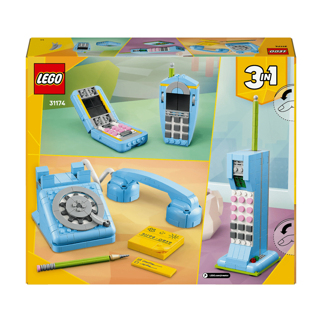 10 LEGO Creator Retro Telephone 31174, 10 of 10