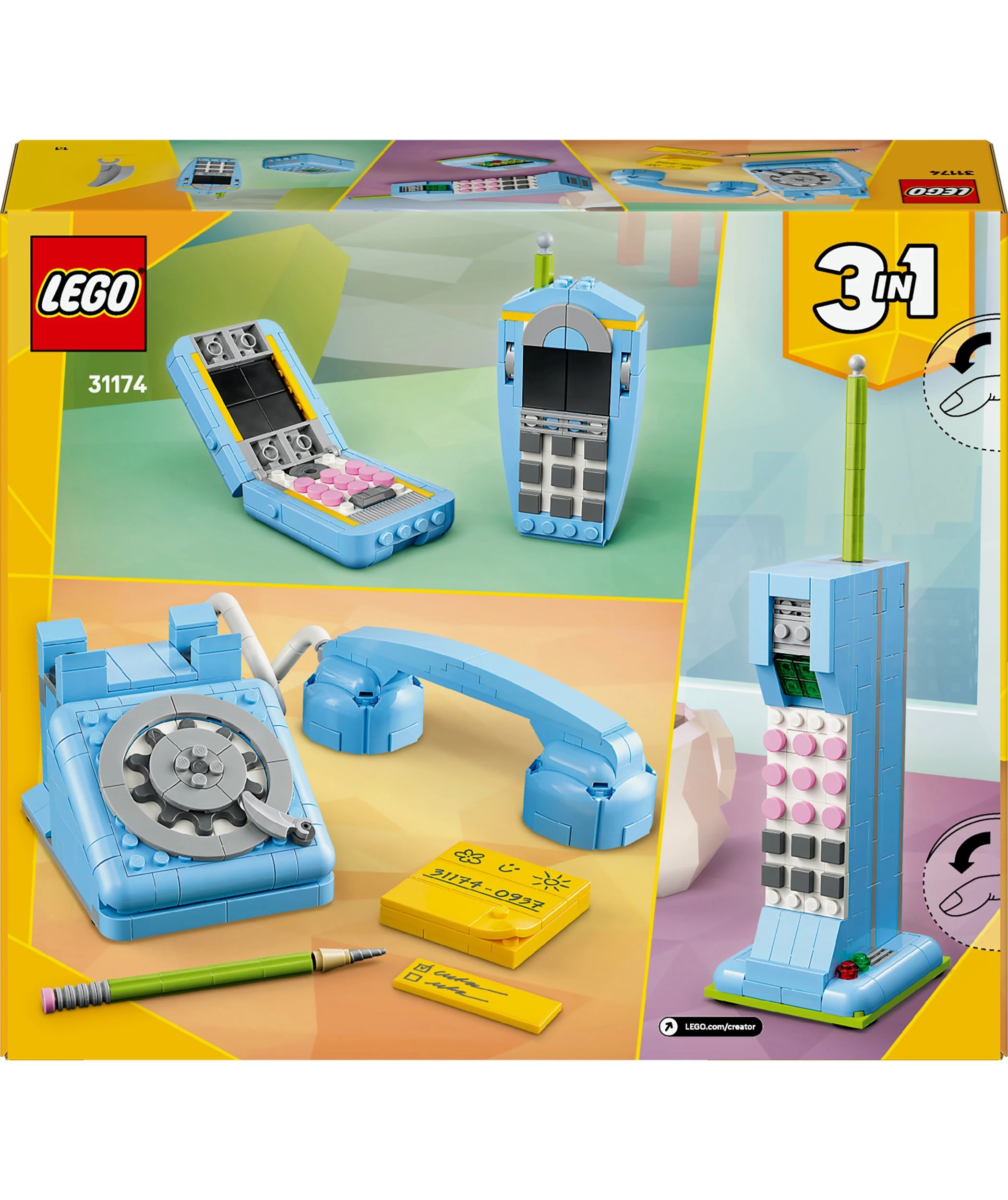 10 LEGO Creator Retro Telephone 31174, 10 of 10