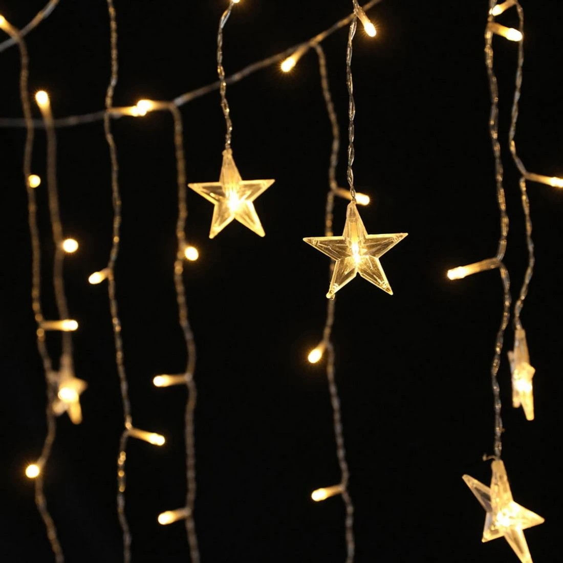 Jingle Jollys 6m Christmas Icicle Lights String Light 160 Led Solar ...