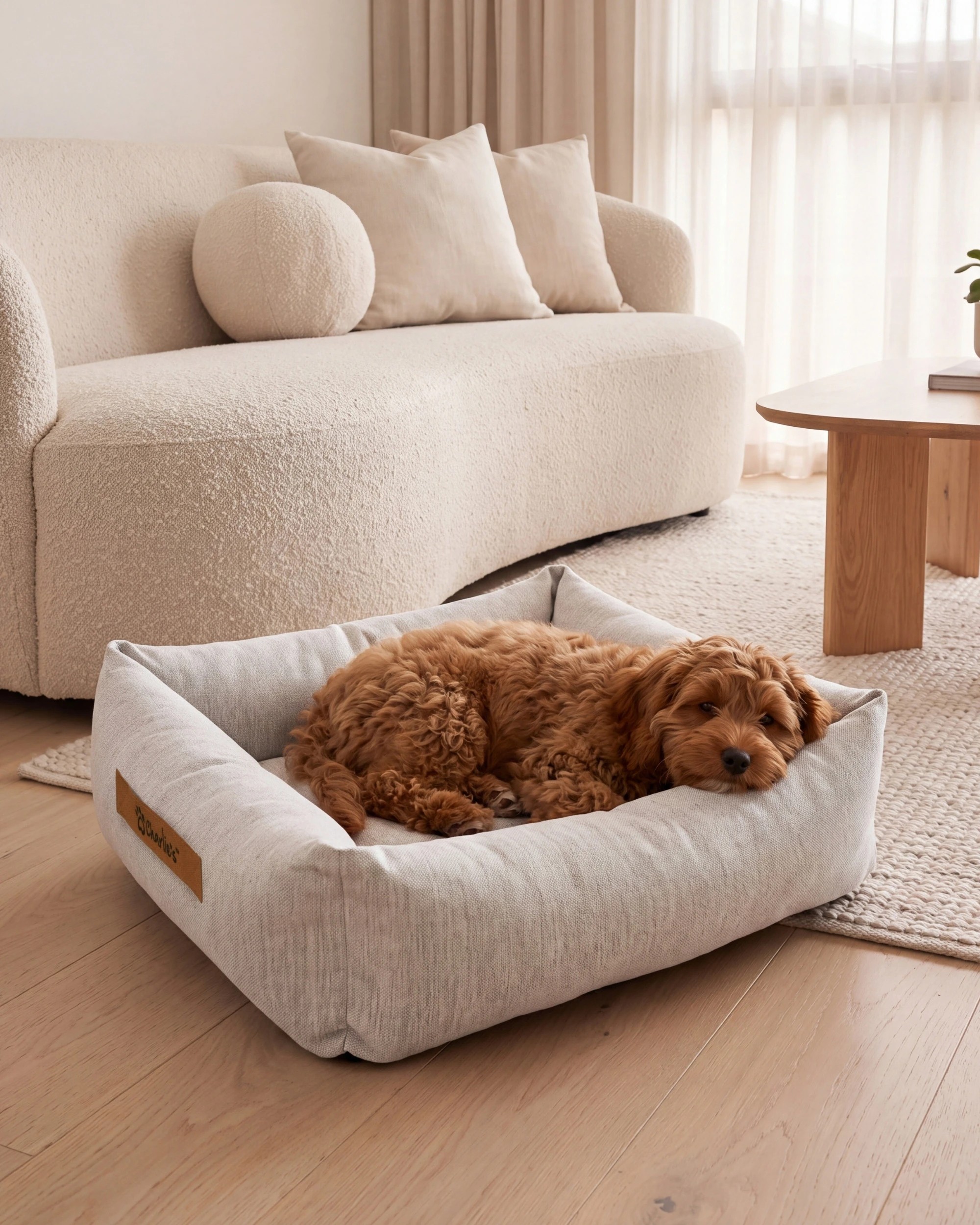 2 Charlie's Brooksy Woven Dog Bed Small - Natural, 2 of 10