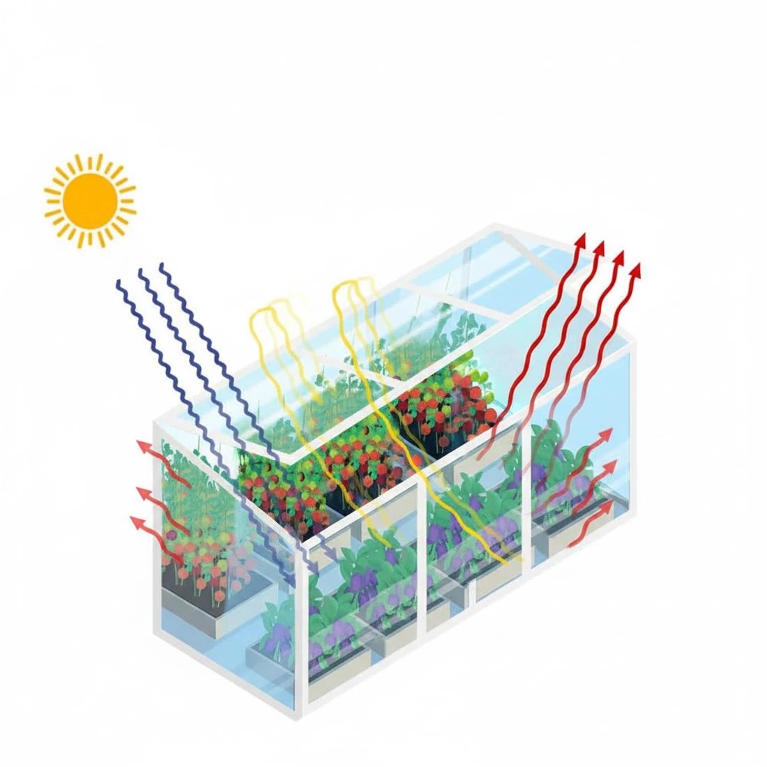 5 Green Fingers Greenhouse Cold Frame Plant Grow Aluminium Polycarbonate Green House - Silver, 5 of 6
