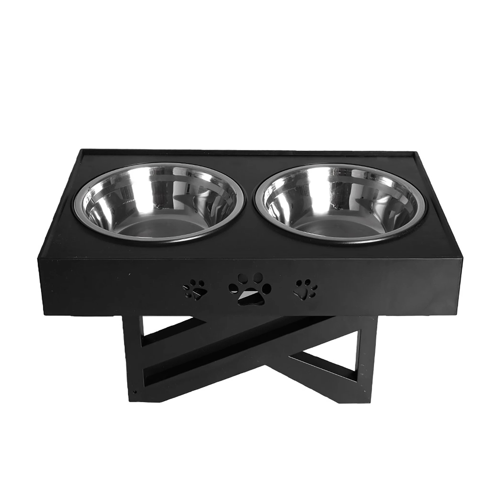 2 Pawz Dual Pet Bowl With Elevated Stand, 2 of 7