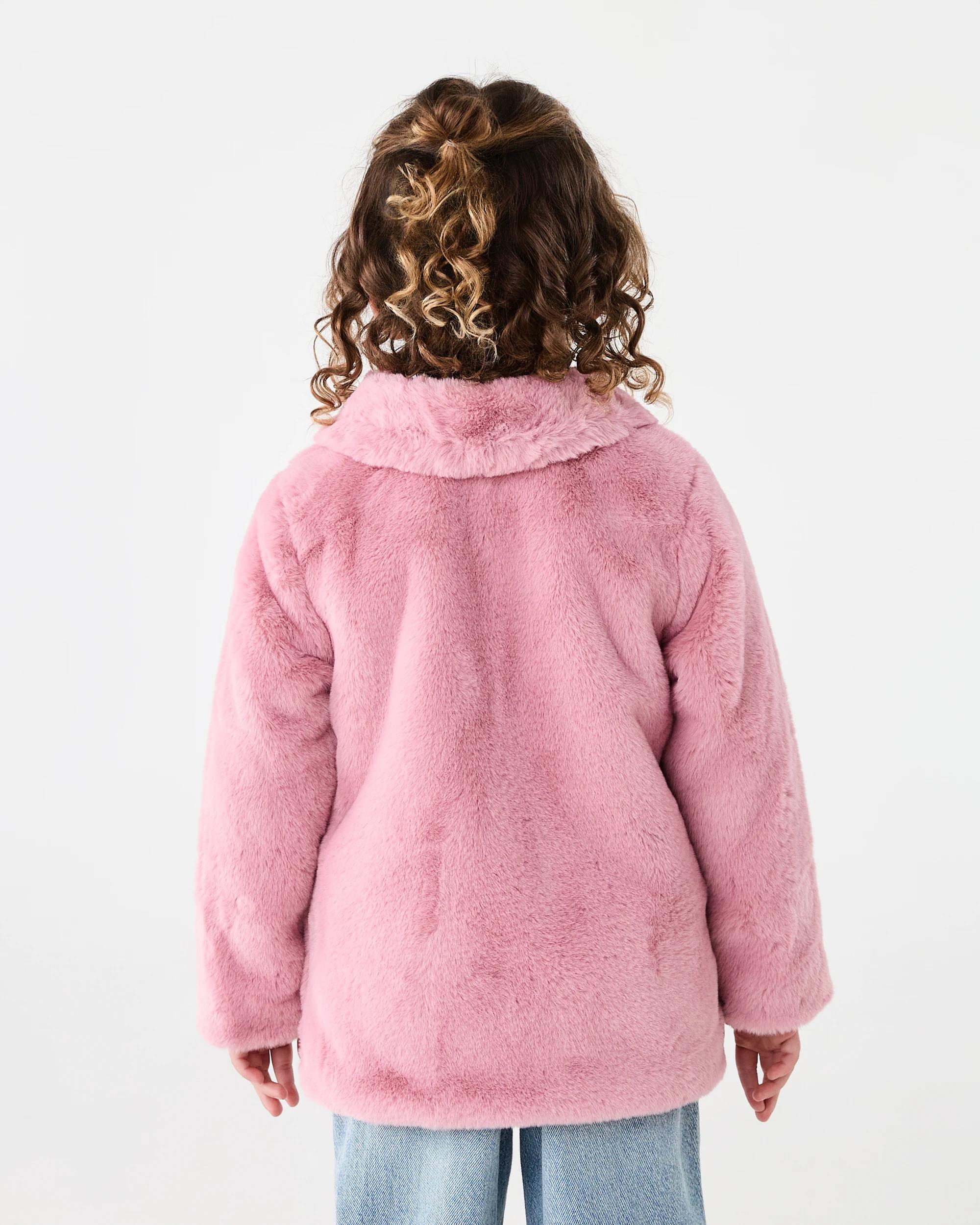 3 Faux Fur Jacket Fox Pink, 3 of 8