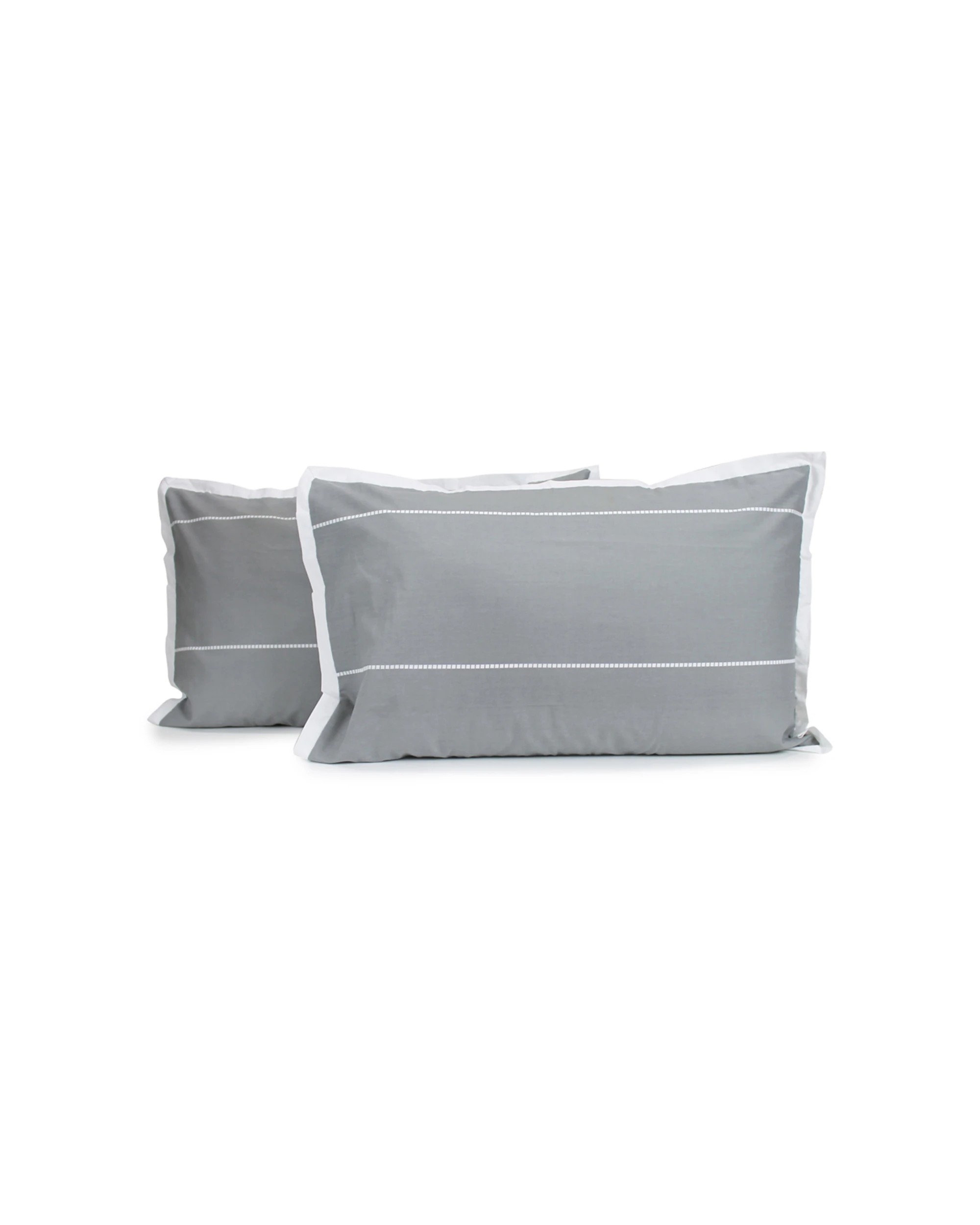 1 Jason Commercial Calista Pillow Case Granite 2pc 48x73cm - Multi, 1 of 1