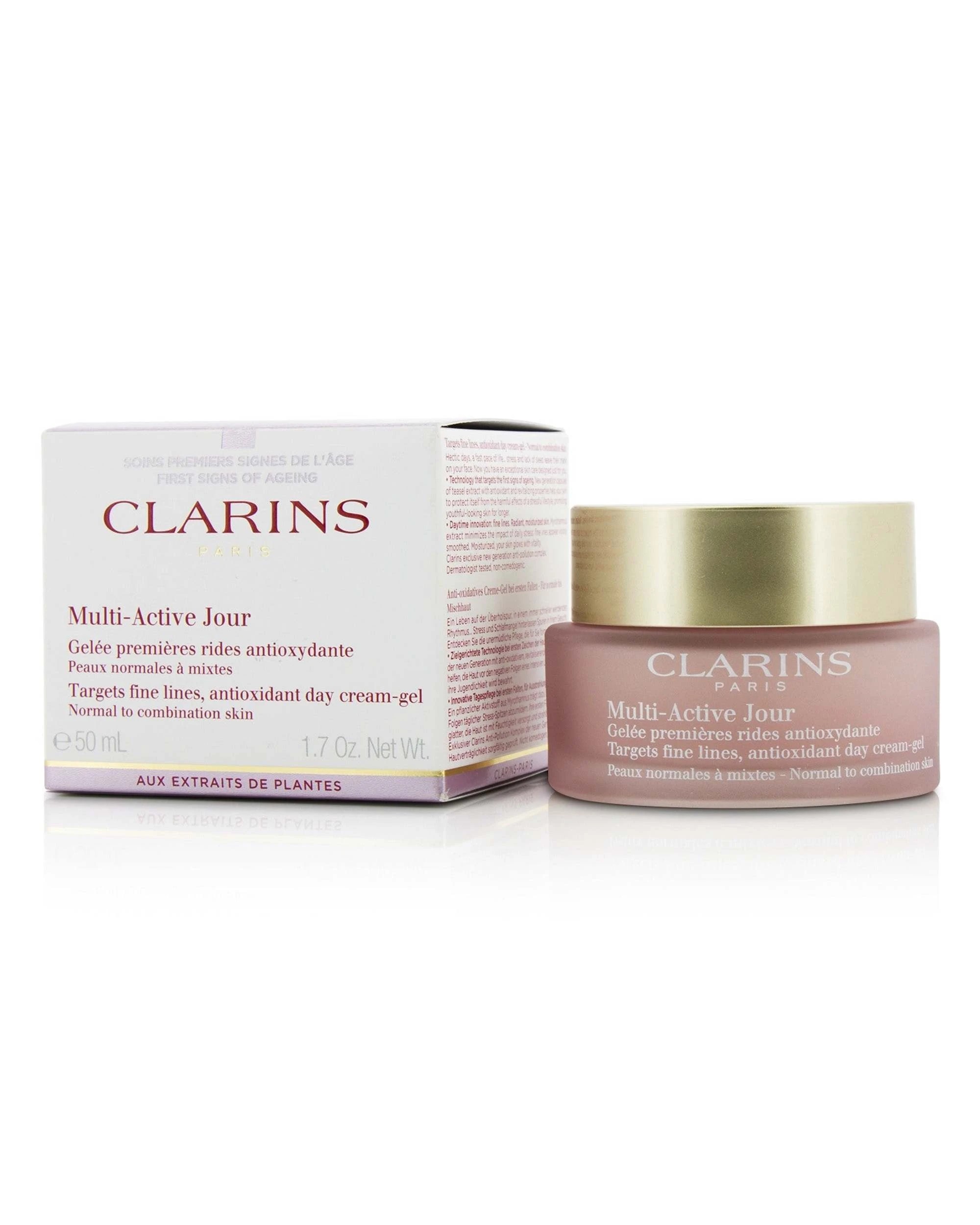 1 Clarins Multi-Active Day Targets Fine Lines Antioxidant Day Cream-Gel - For Normal To Combination Skin 50ml/1.7oz, 1 of 4