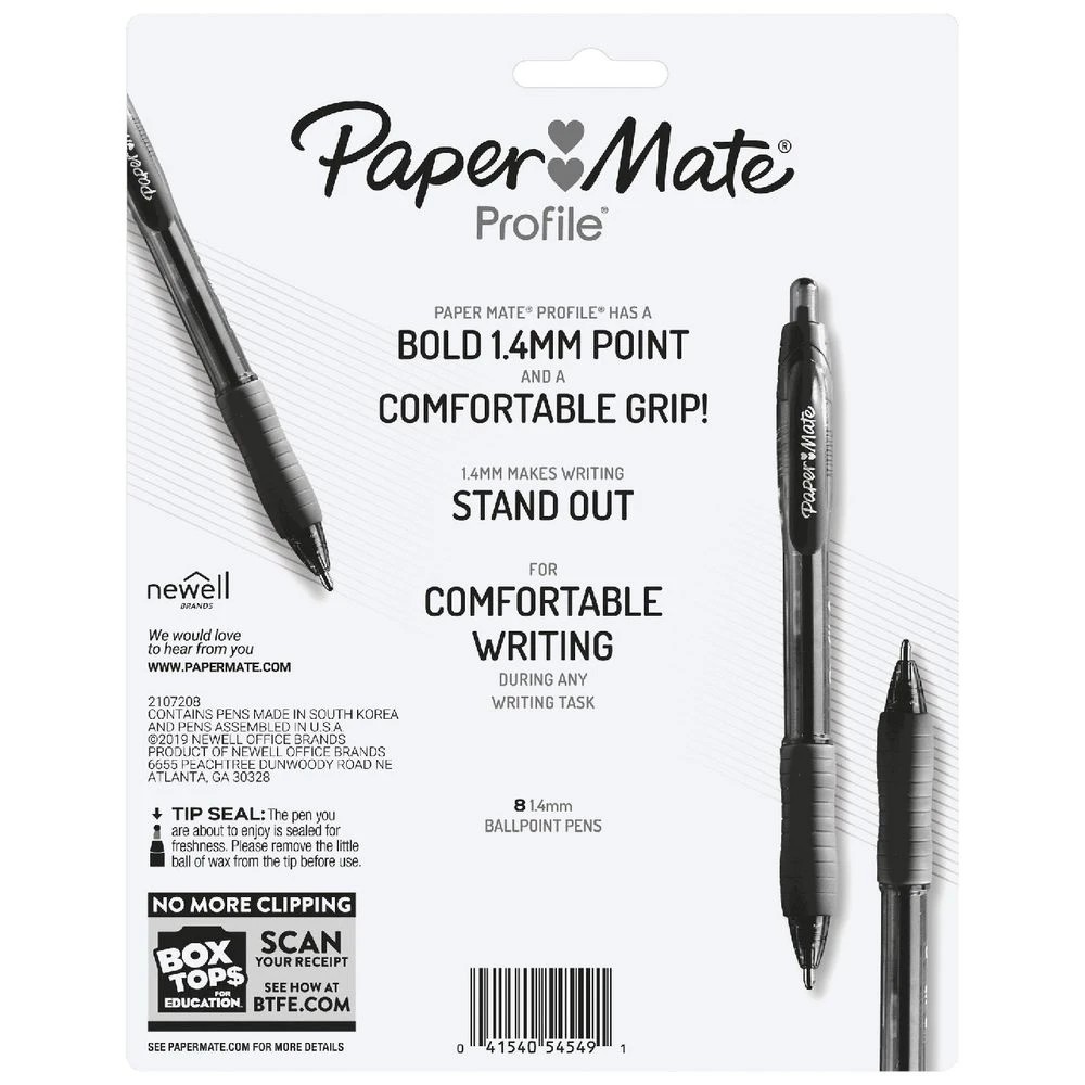 5 Paper Mate Profile Retractable Ballpoint Pen Fashion 8 Pack, 5 of 5