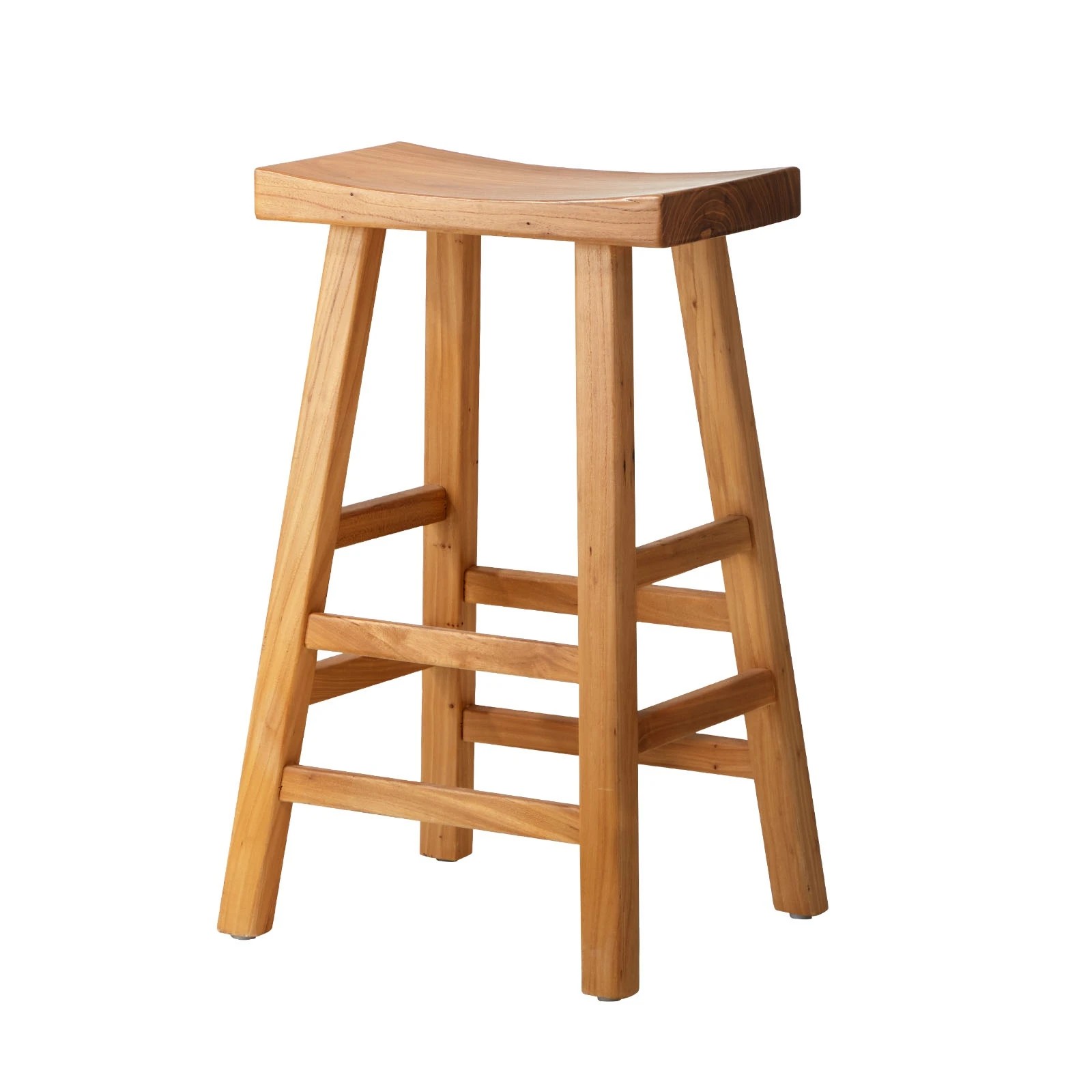 1 Oikiture Bar Stools Kitchen Stool Wooden Counter Chairs Barstools
 - Natural, 1 of 10