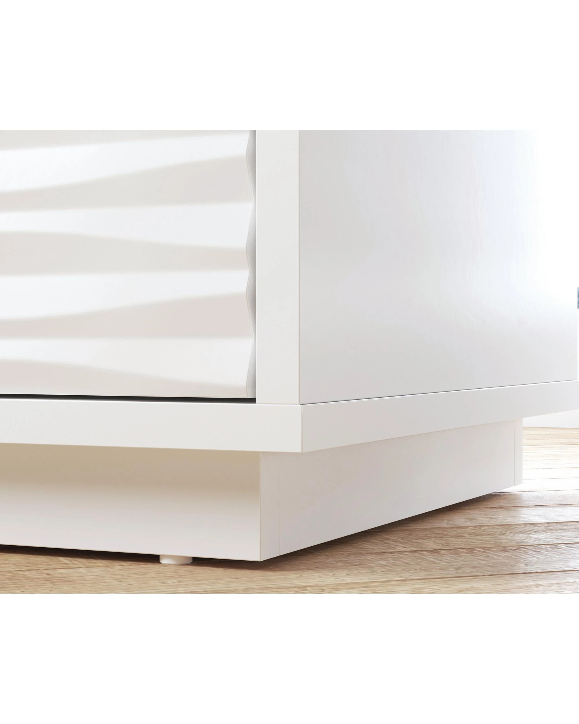 8 Sauder Side Unit Bedside Drawer Unit 2 Drawers - White, 8 of 9