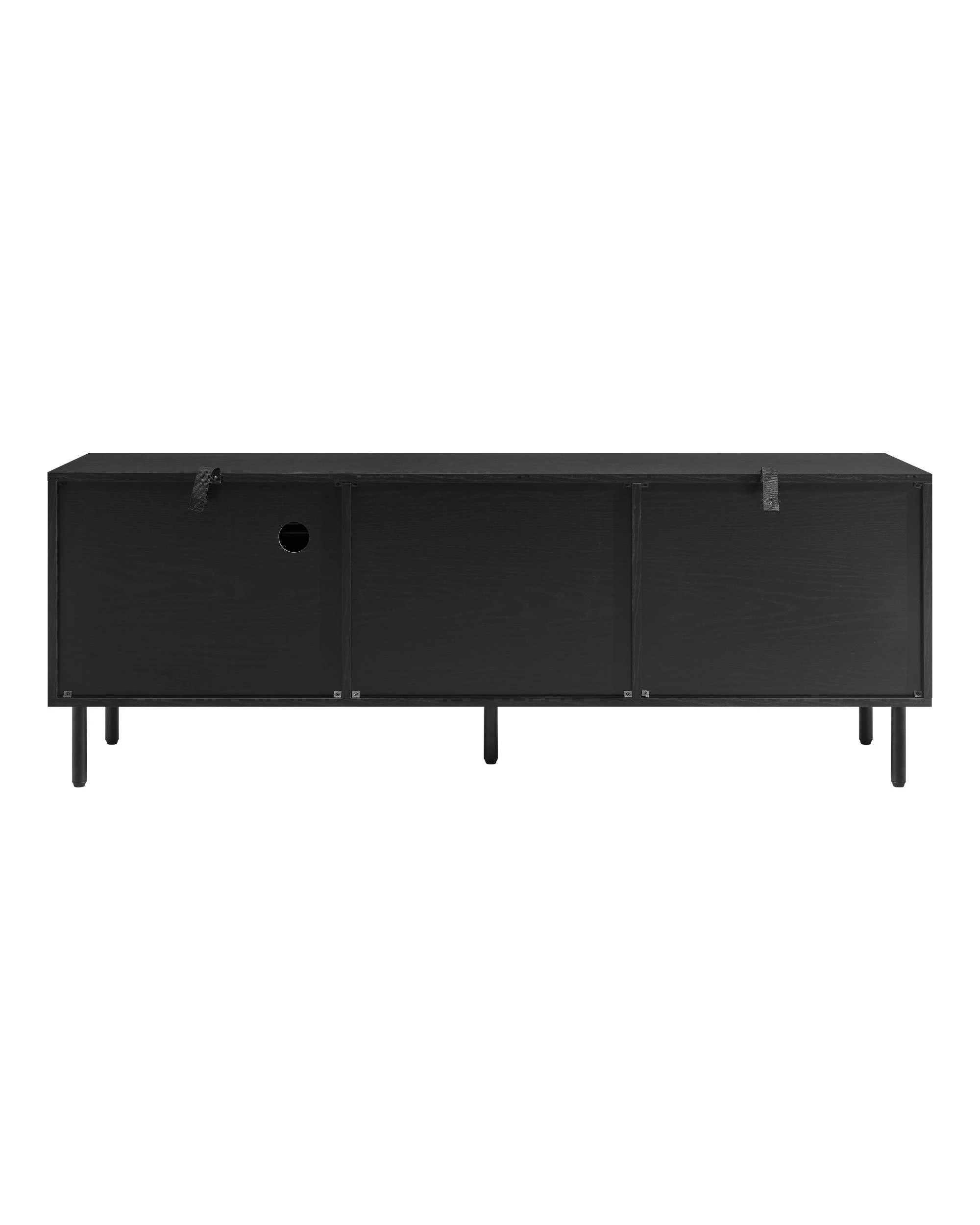 6 Kodu 150cm TV Entertainment Unit 3 Door - Black, 6 of 10