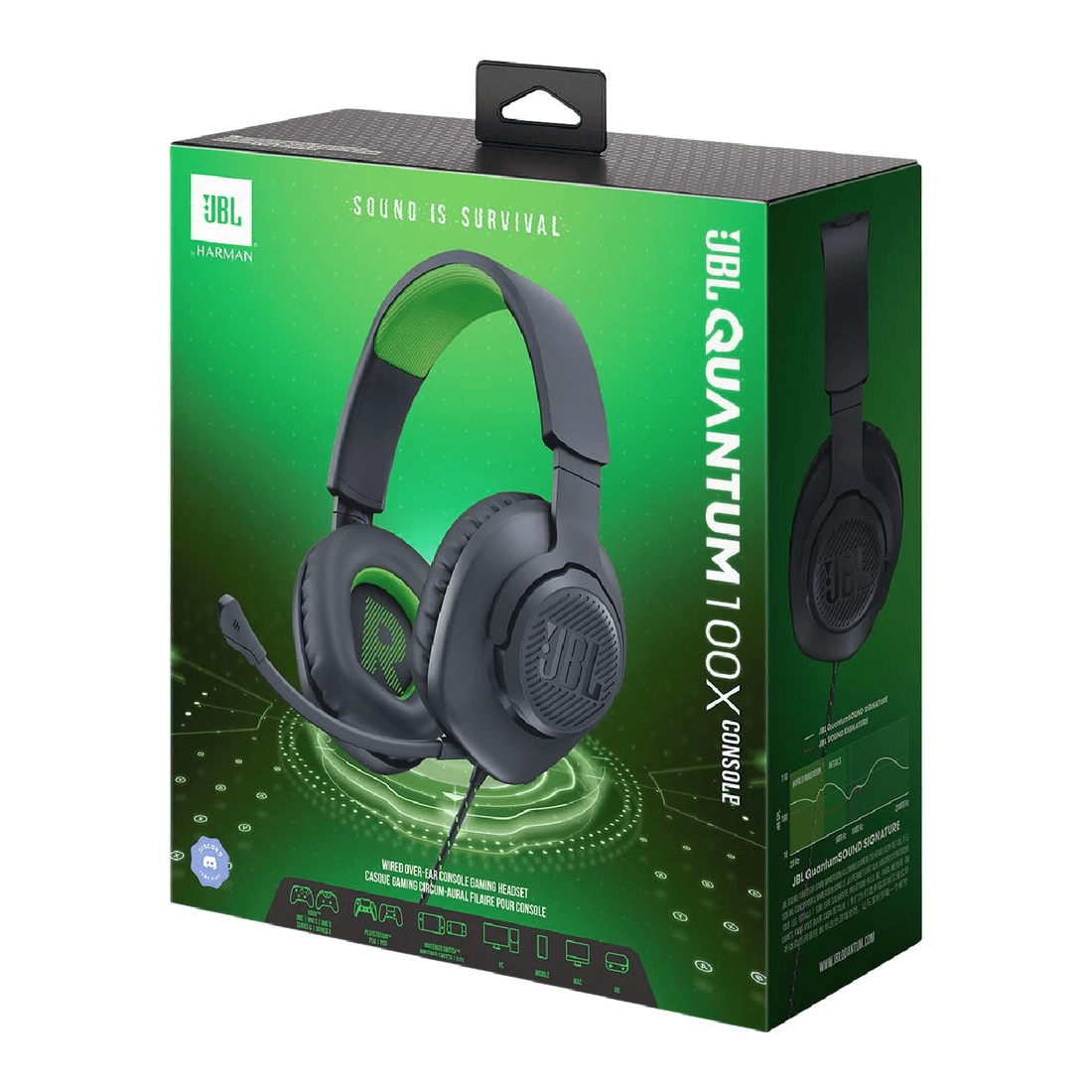 9 JBL Quantum 100X Wired Gaming Headset Xbox, 9 of 9