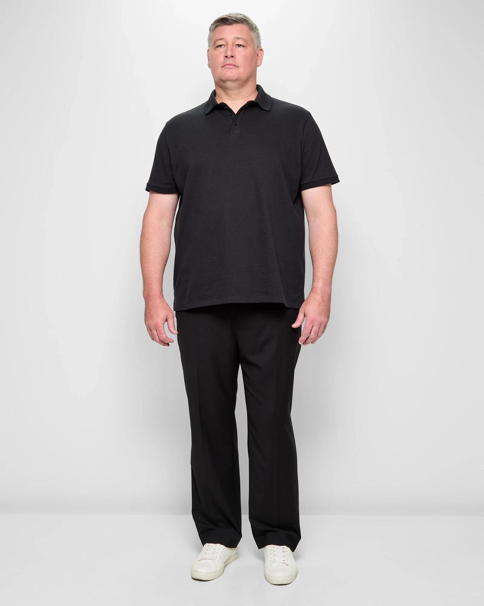 2 Target Man Plus Plus Size Elastic Waist Trousers BLACK, 2 of 5