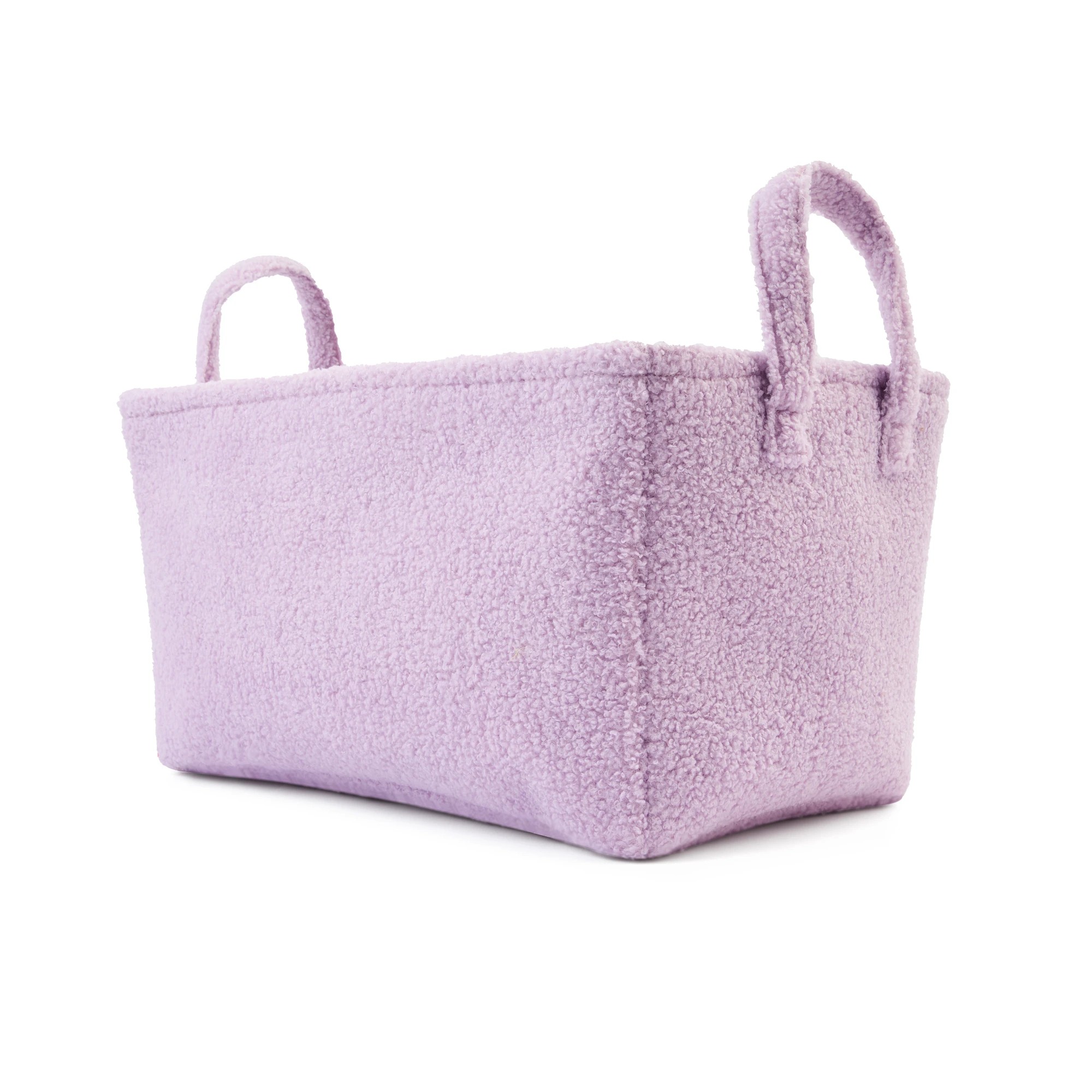 4 Boucle Basket with Stripe Liner - Purple, 4 of 7