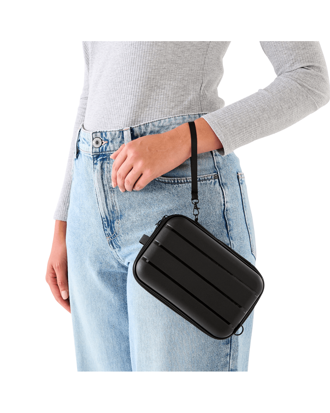 2 Mini Hard Case Organiser with Strap - Black, 2 of 10