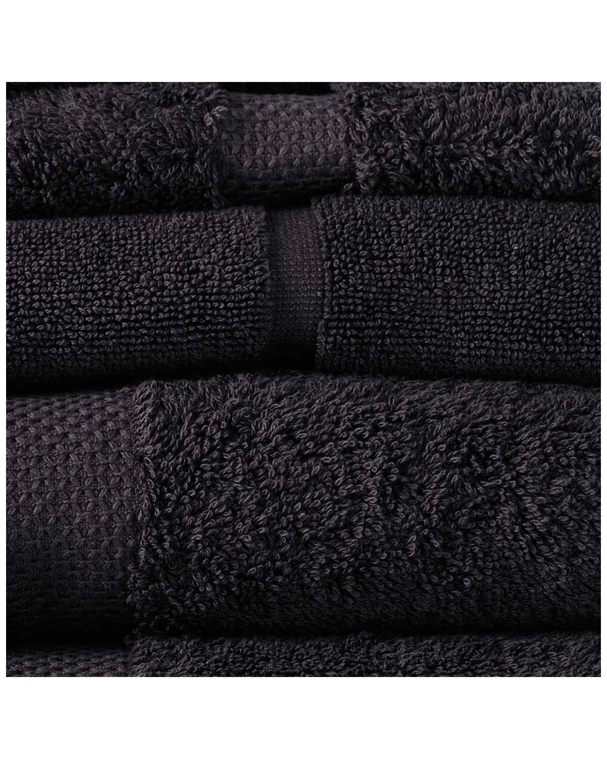 3 Canningvale 2pc Royal Splendour Bath Sheet Set Luxury Towels 100 Cotton Large Sheets 90x160cm
 - Black, 3 of 3