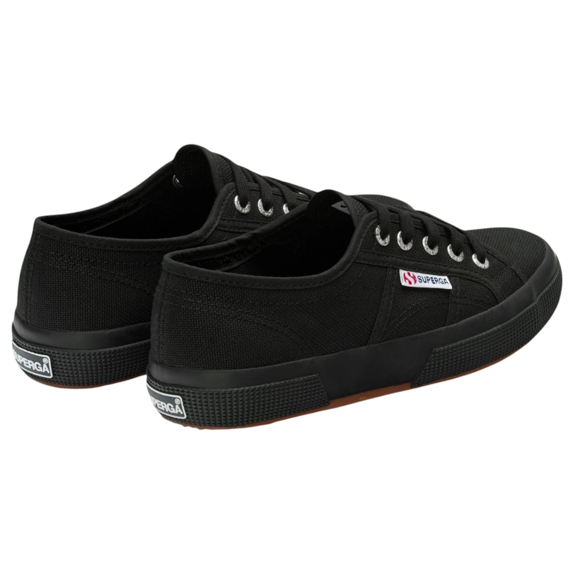4 Superga Unisex 2750 Cotu Classic Full Black Casual Shoes BLACK, 4 of 5