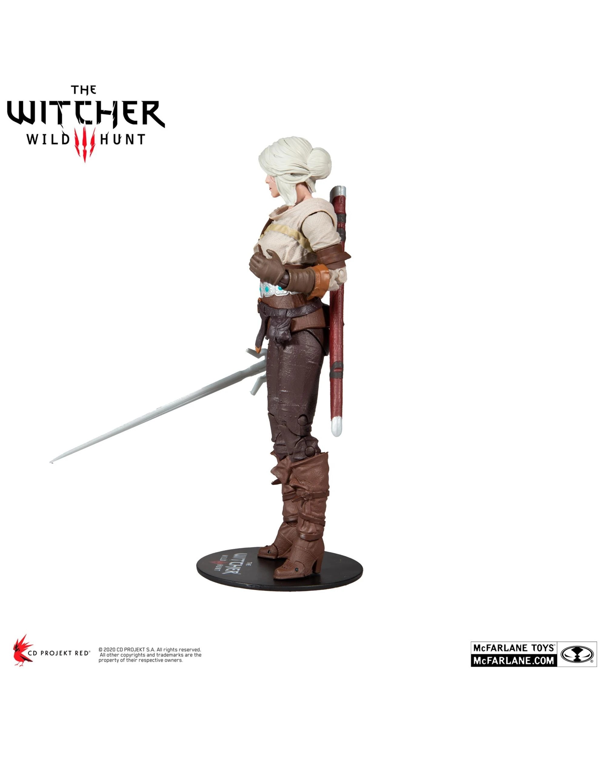 7 McFarlane Toys The Witcher 3 Wild Hunt Ciri Cirilla Fiona Elen Riannon 7 inch Action Figure, 7 of 8