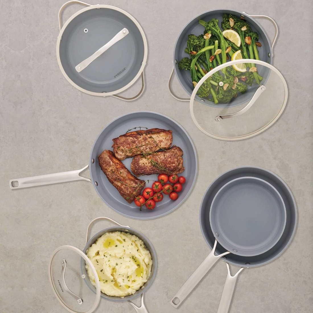 5 Pyrolux 16cm Saucepan with Lid 1.3 Litre Denim, 5 of 5