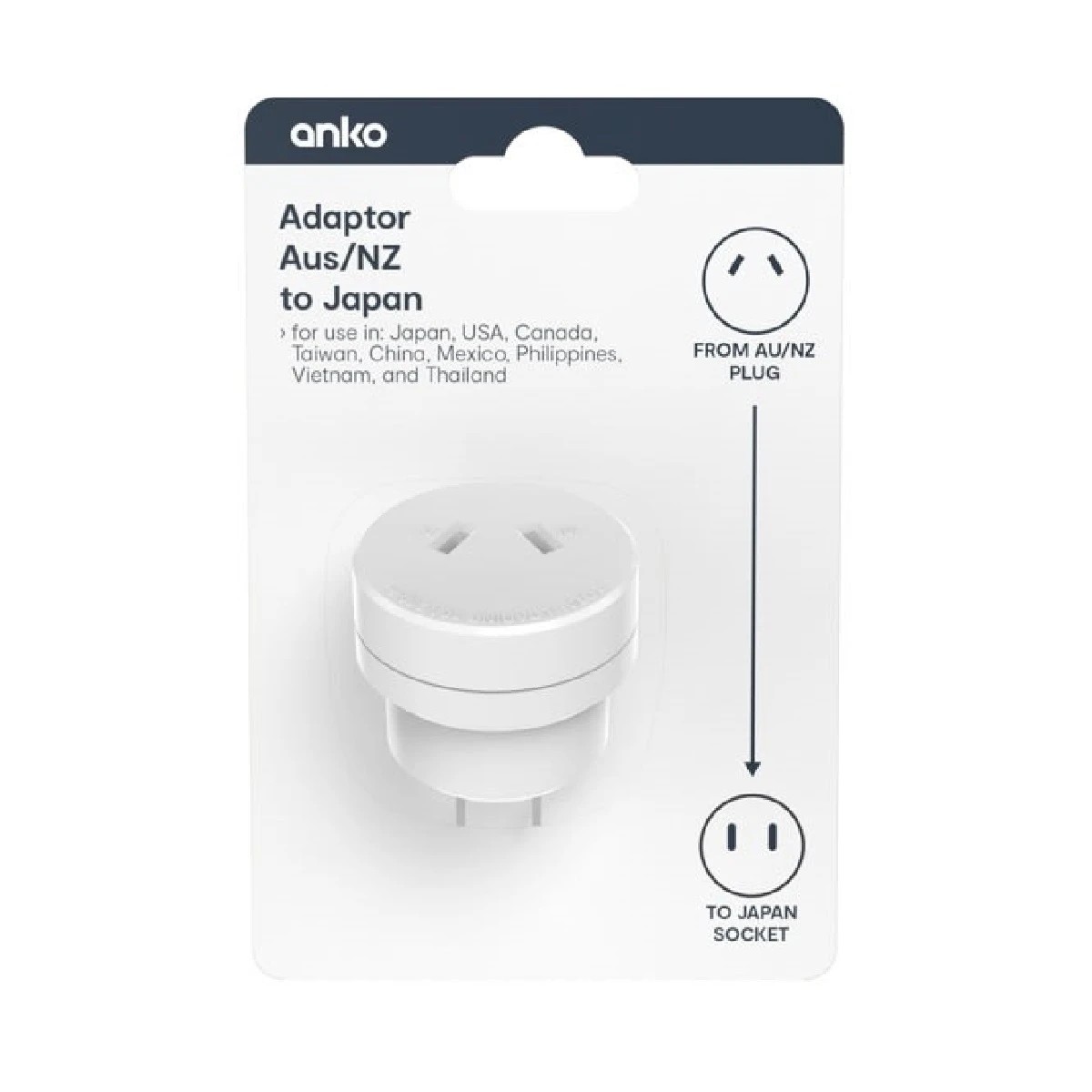 1 Travel Adaptor Aus/NZ to Japan, 1 of 3