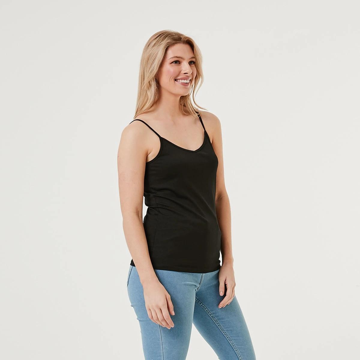 2 Basic Camisole BLACK, 2 of 4