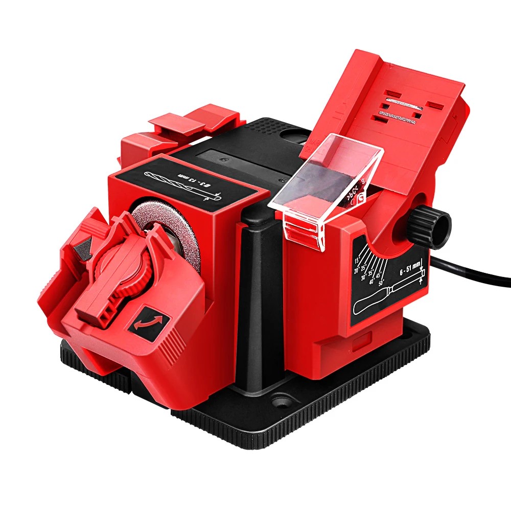 1 Giantz Tool Sharpener Electric Drill Bit Scissor Chisel Planer Grinder - Red, 1 of 4